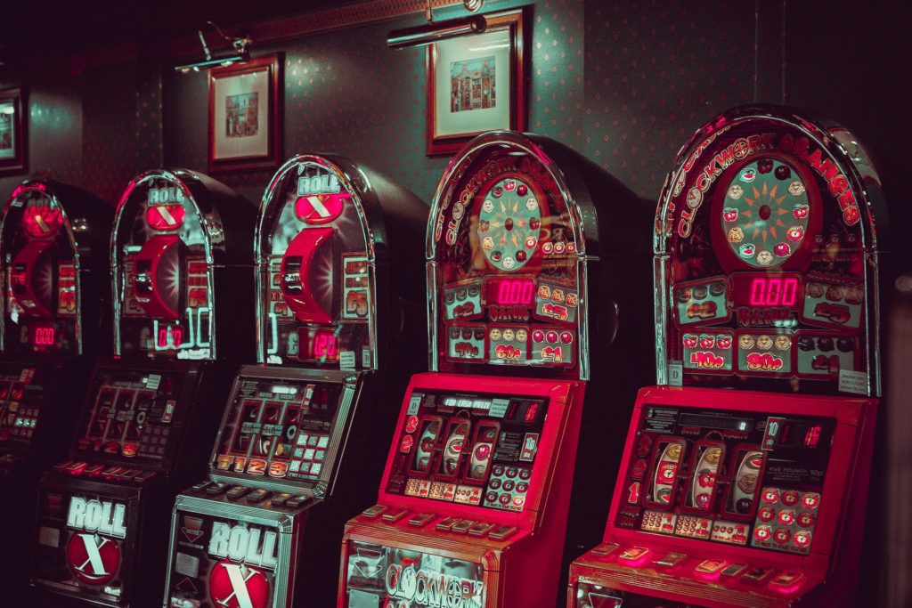 machine à sous dans un casino 